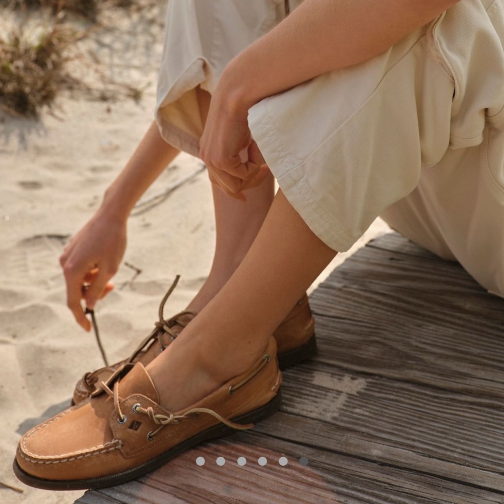 Free people Sperry Leather Loafers